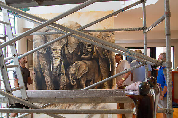 Steve Morvell - Commissions - Elephants